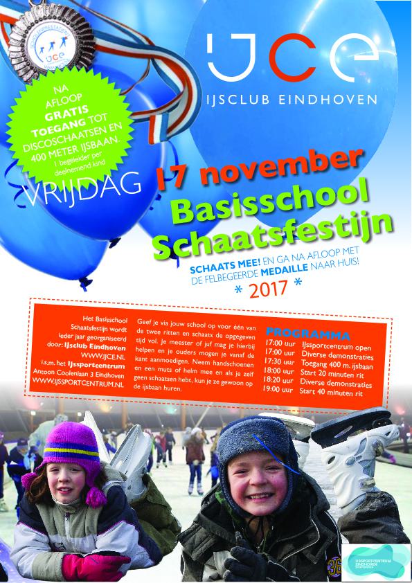 poster basisschool schaatsfestijn