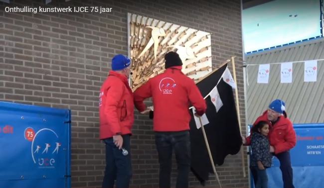 75 jaar IJCE - Onthulling kunstwerk