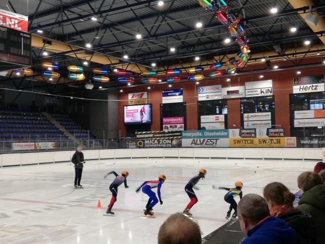 Henri Lenormand bij de start in Tilburg op 26 november