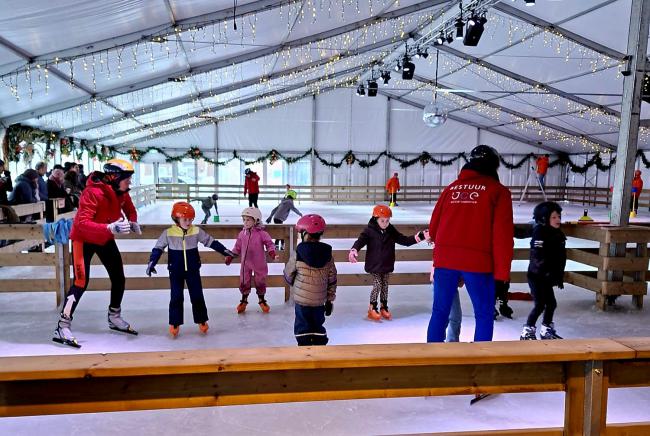schaatsles Eersel Wintervillage