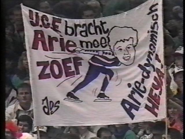 Spandoek voor Arie Loef