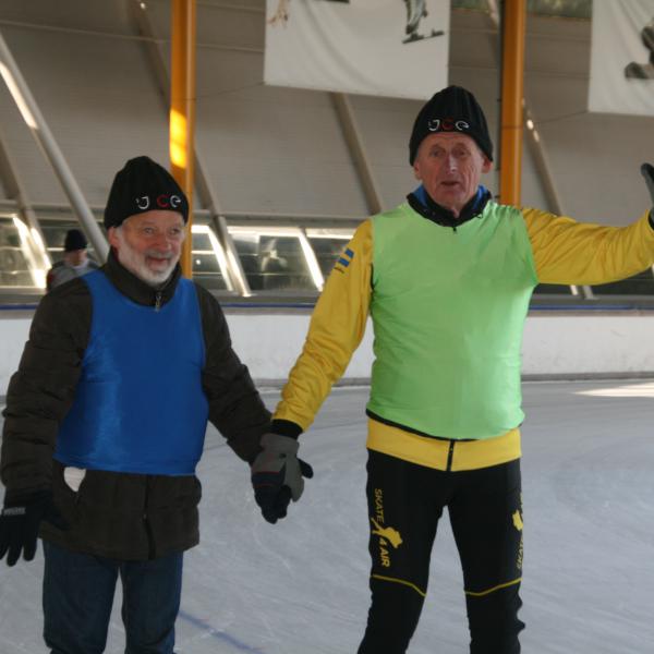 Schaatsen voor visueel beperkten