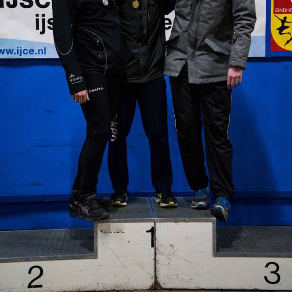 Podium clubkampioenschap marathon heren senioren