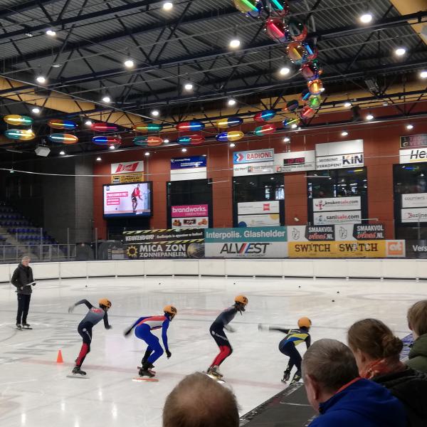 Henri Lenormand bij de start in Tilburg op 26 november