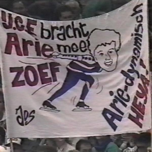 Spandoek voor Arie Loef