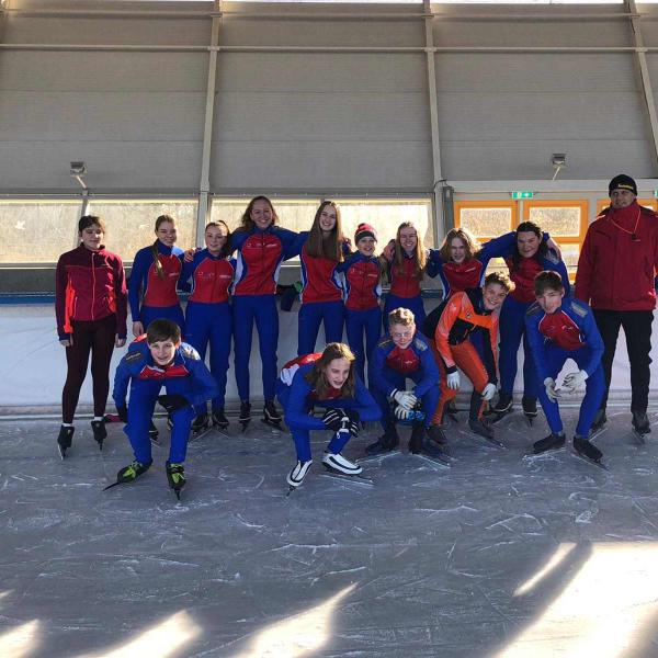 Groep Jonge Schaatsers